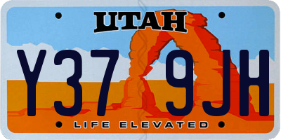 UT license plate Y379JH