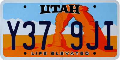 UT license plate Y379JI