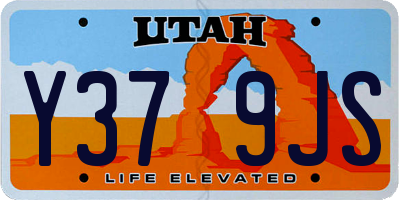 UT license plate Y379JS