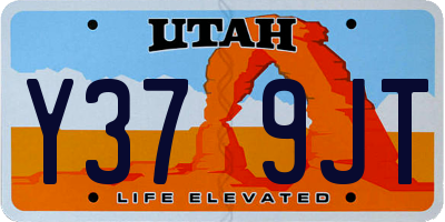 UT license plate Y379JT