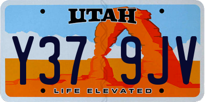 UT license plate Y379JV