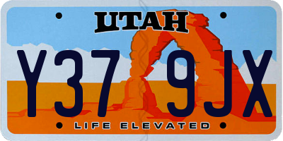 UT license plate Y379JX
