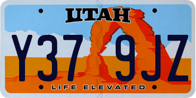 UT license plate Y379JZ