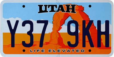 UT license plate Y379KH