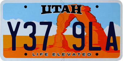 UT license plate Y379LA
