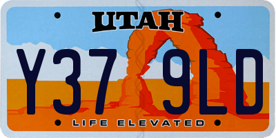 UT license plate Y379LD