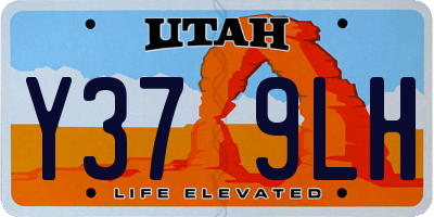 UT license plate Y379LH