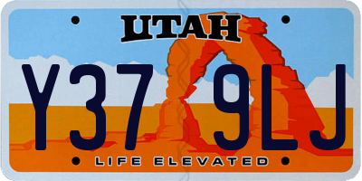 UT license plate Y379LJ