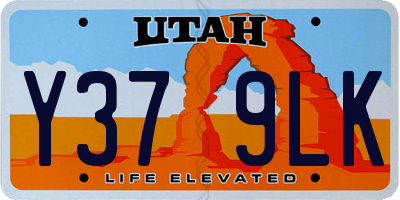 UT license plate Y379LK
