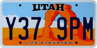 UT license plate Y379PM