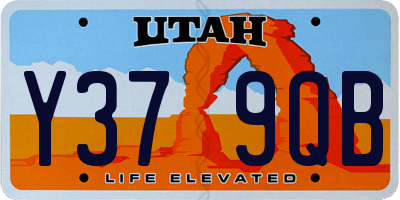 UT license plate Y379QB