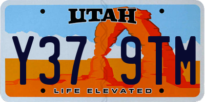 UT license plate Y379TM