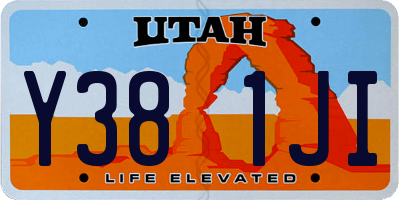 UT license plate Y381JI