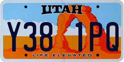 UT license plate Y381PQ