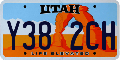 UT license plate Y382CH