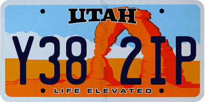 UT license plate Y382IP
