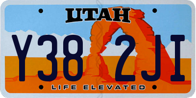 UT license plate Y382JI