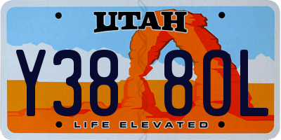 UT license plate Y388OL