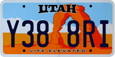 UT license plate Y388RI