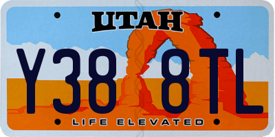 UT license plate Y388TL