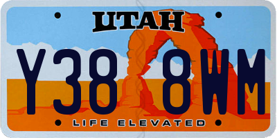 UT license plate Y388WM