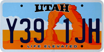 UT license plate Y391JH