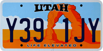 UT license plate Y391JY