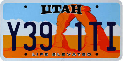 UT license plate Y391TI