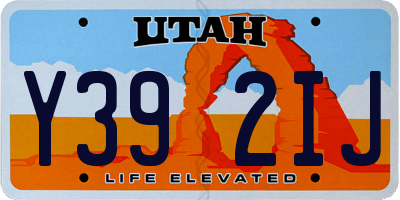 UT license plate Y392IJ