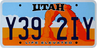 UT license plate Y392IY