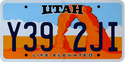 UT license plate Y392JI