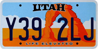 UT license plate Y392LJ