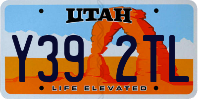 UT license plate Y392TL