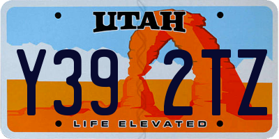 UT license plate Y392TZ