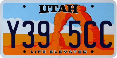 UT license plate Y395CC