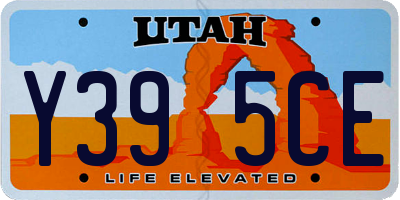 UT license plate Y395CE