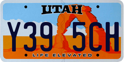 UT license plate Y395CH