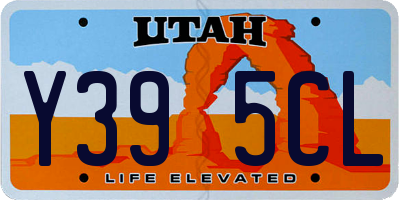 UT license plate Y395CL