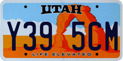 UT license plate Y395CM