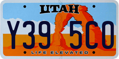 UT license plate Y395CO