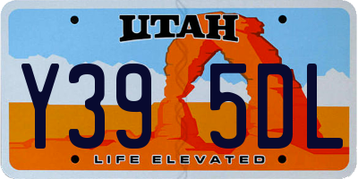 UT license plate Y395DL