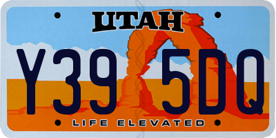 UT license plate Y395DQ