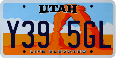 UT license plate Y395GL
