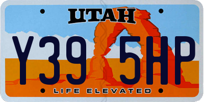UT license plate Y395HP