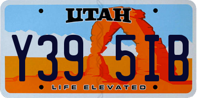 UT license plate Y395IB