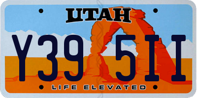 UT license plate Y395II