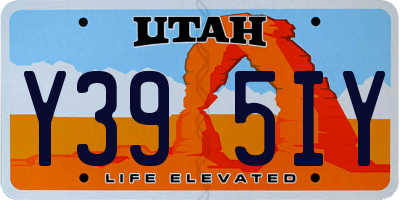 UT license plate Y395IY