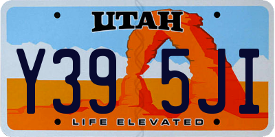 UT license plate Y395JI