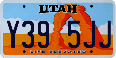 UT license plate Y395JJ