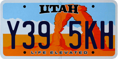 UT license plate Y395KH